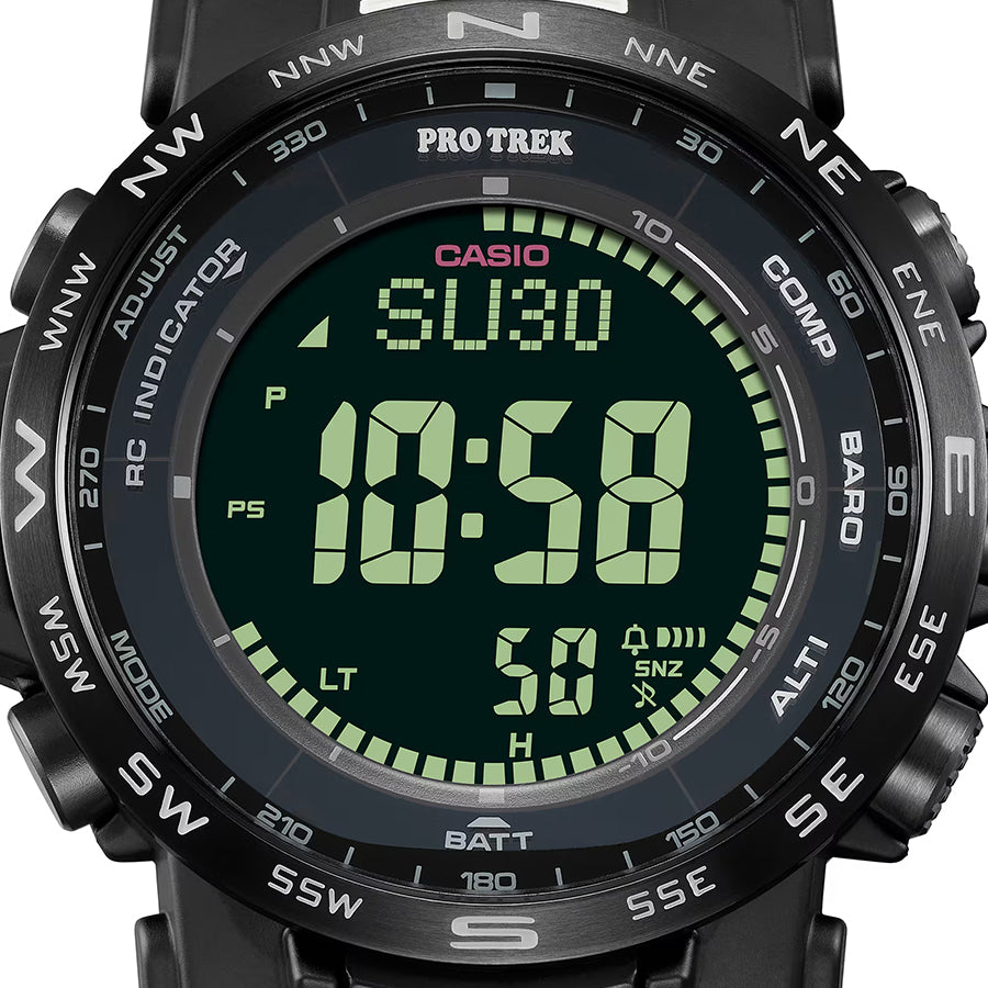 CASIO PRO TREK PRW-35Y-1BJF Black Climber Line Triple Solar Men Watch