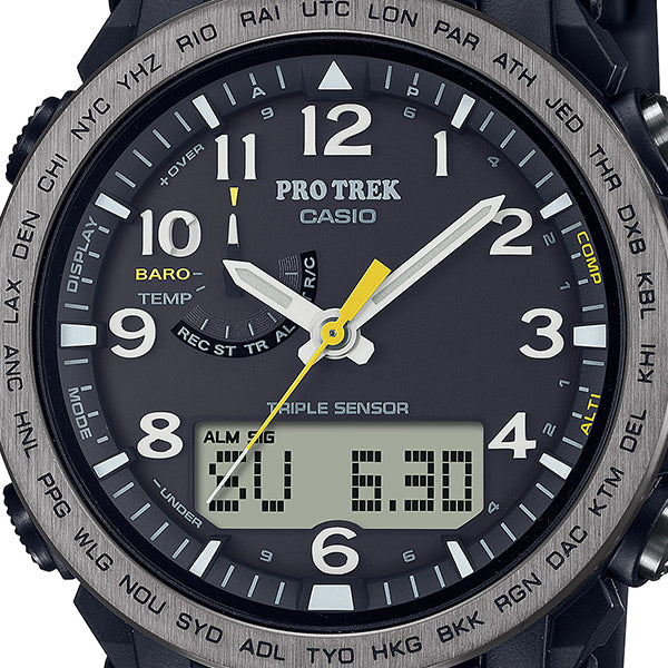 CASIO PRO TREK PRW-51Y-1JF Black Solar Radio Men's Watch