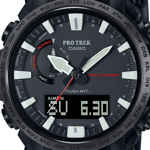 CASIO PRO TREK PRW-61Y-1BJF Black Solar Radio Men's Watch
