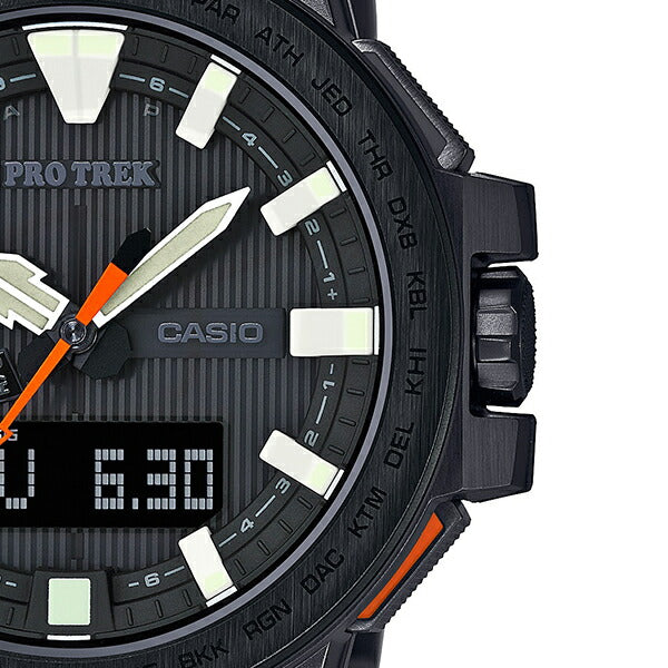 CASIO PRO TREK PRX-8000YT-1JF Black Solar Radio Titanium Men's Watch product image