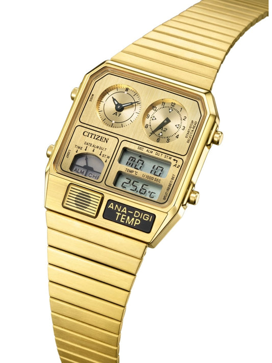 CITIZEN RECORD LABEL JG2103-56P Gold Ana-Digi Temp Limited Watch product image
