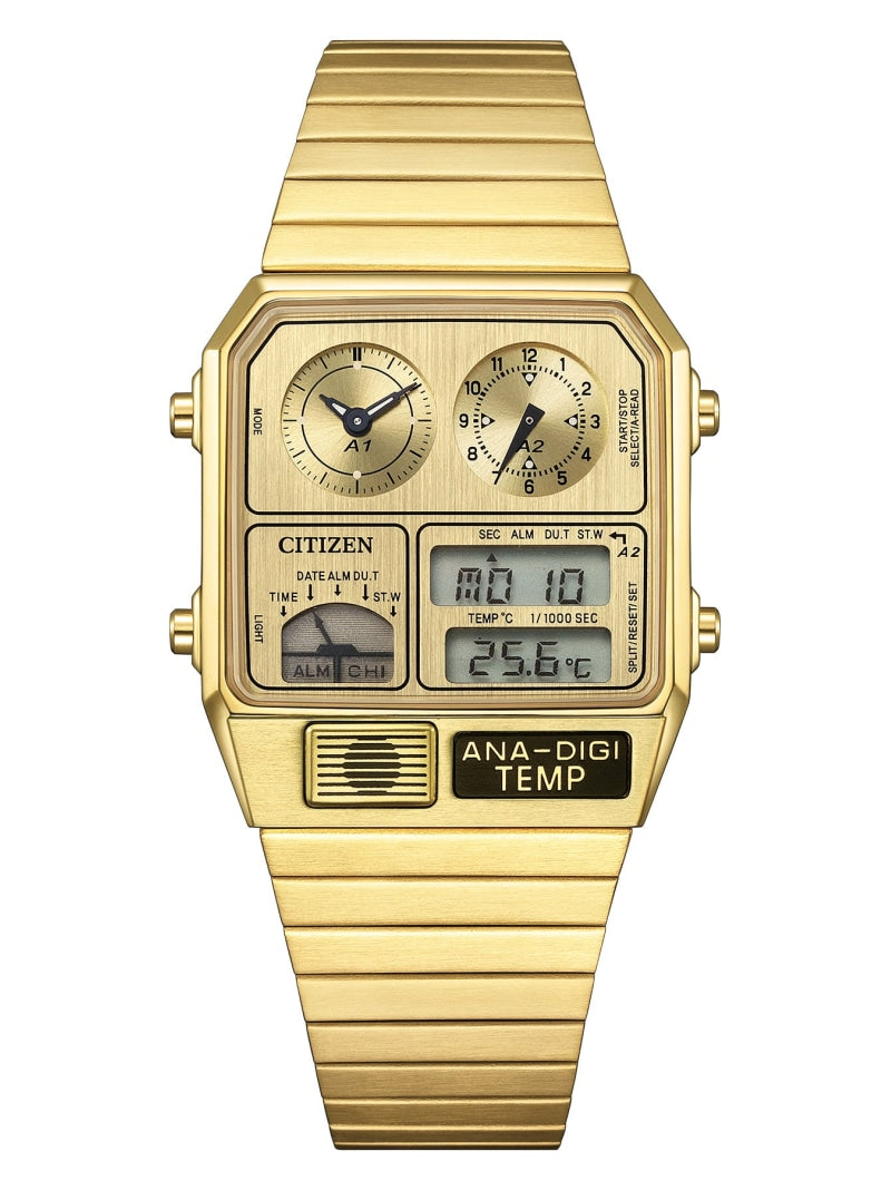 CITIZEN RECORD LABEL JG2103-56P Gold Ana-Digi Temp Limited Watch product image