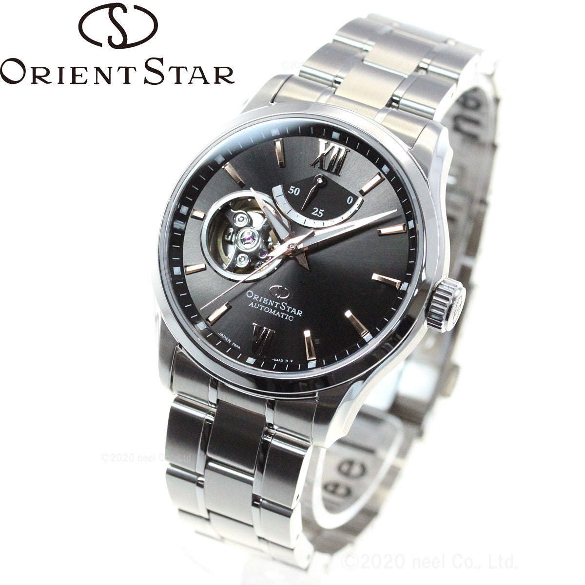 ORIENT STAR RK-AT0009N Gray Mechanical Automatic Peal Dial Mens Watch