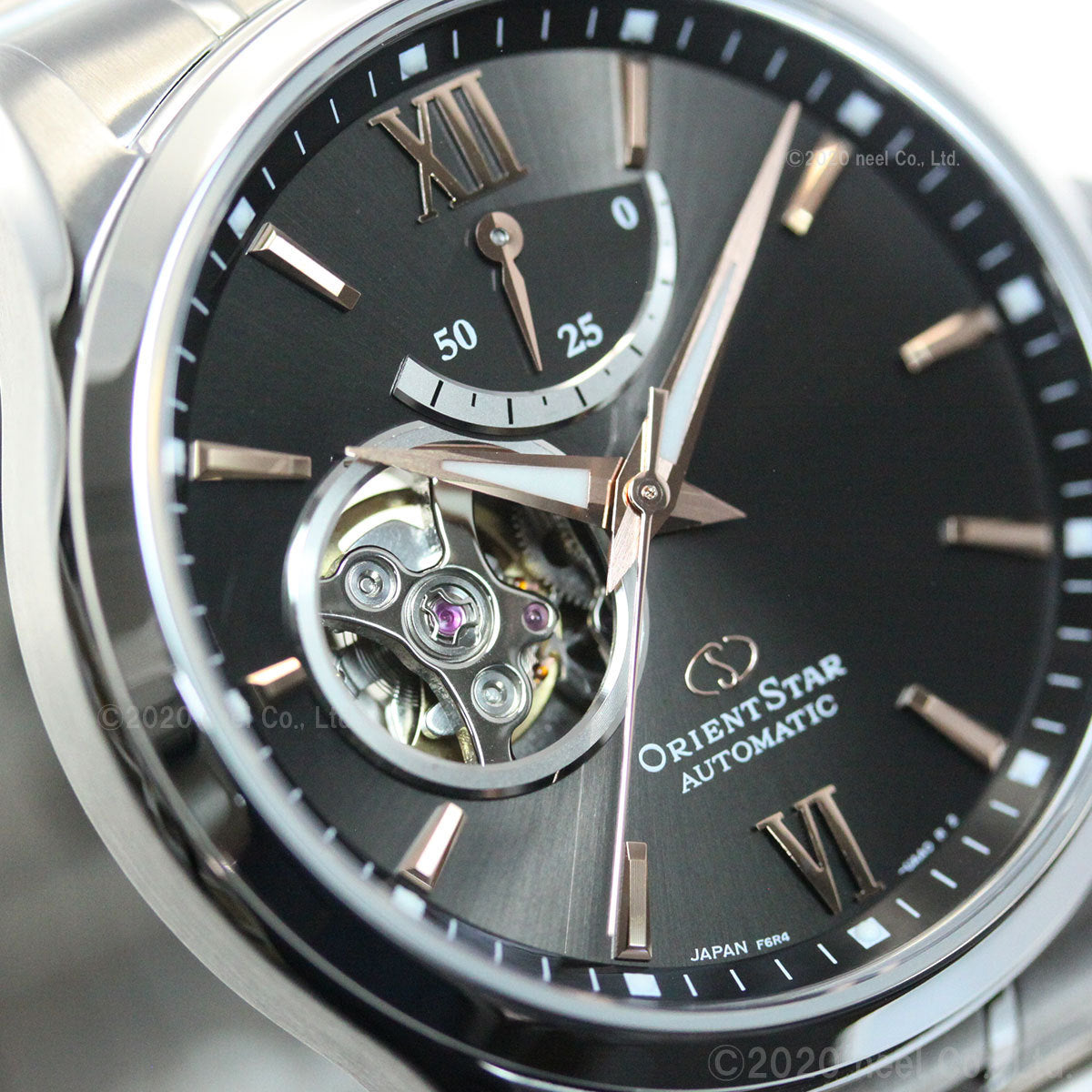 ORIENT STAR RK-AT0009N Gray Mechanical Automatic Peal Dial Mens Watch