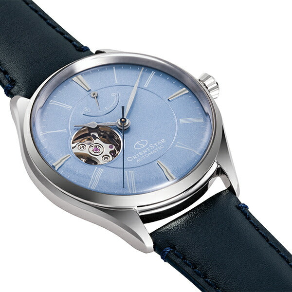 ORIENT STAR RK-AT0203L Light Blue Dial Automatic See-through Men's Watch New Box