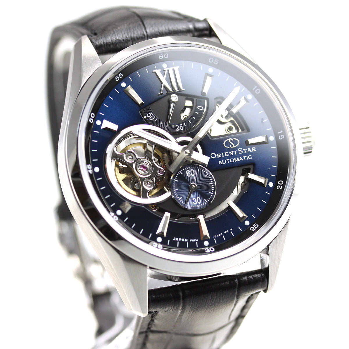 ORIENT STAR Modern Skeleton RK-AV0006L Blue Men's Watch