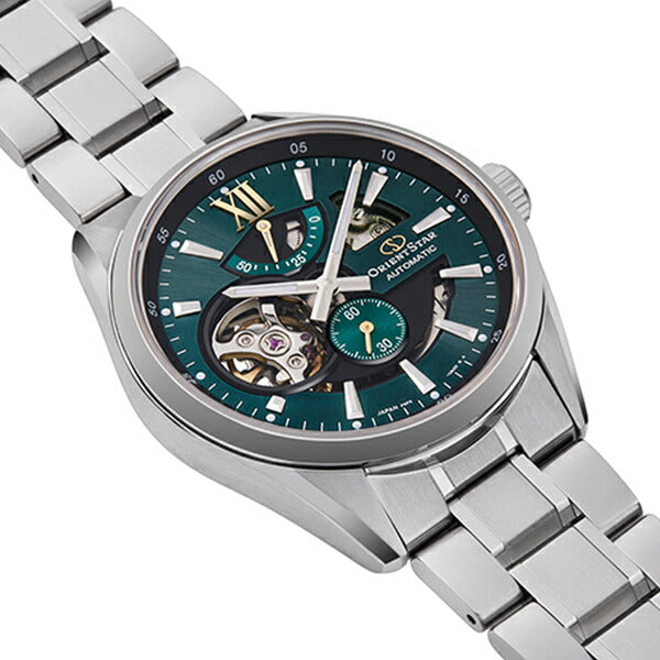 ORIENT STAR Modern Skeleton RK-AV0114E Green Automatic Men's Watch