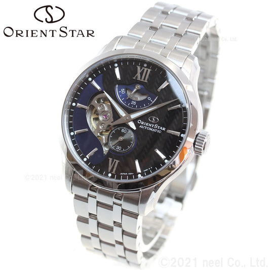 ORIENT STAR RK-AV0B03B Navy LAYERED SKELETON Mechanical Men's Watch
