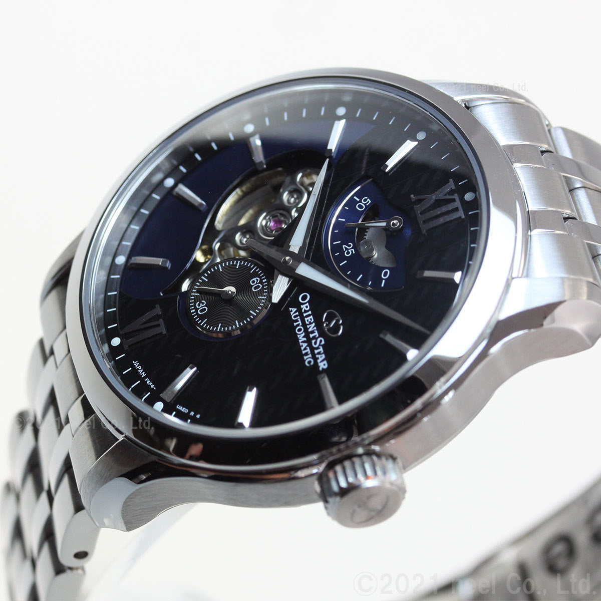 ORIENT STAR RK-AV0B03B Navy LAYERED SKELETON Mechanical Men's Watch