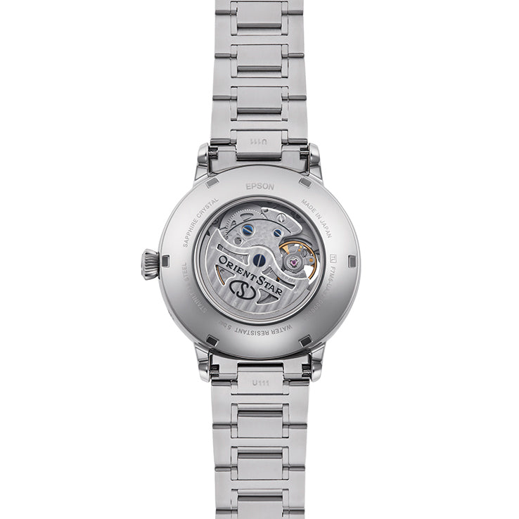 ORIENT STAR M45 RK-AY0102S White Automatic Moon Phase Men's Watch product image