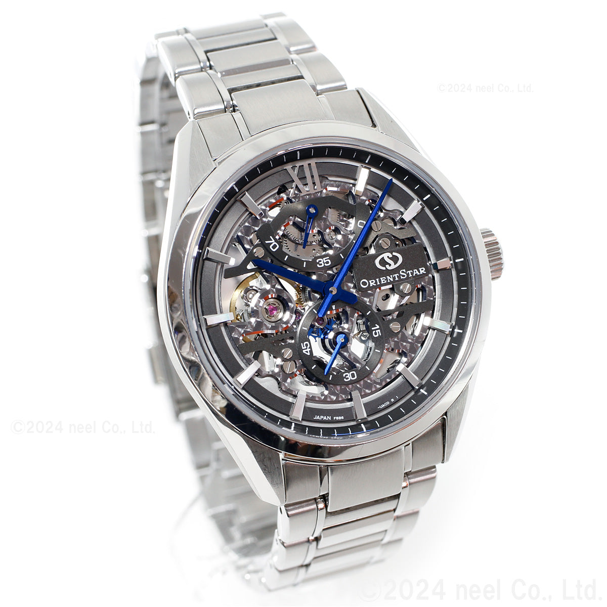 ORIENT STARContemporary RK-AZ0102N Silver Skeleton Men's Watch