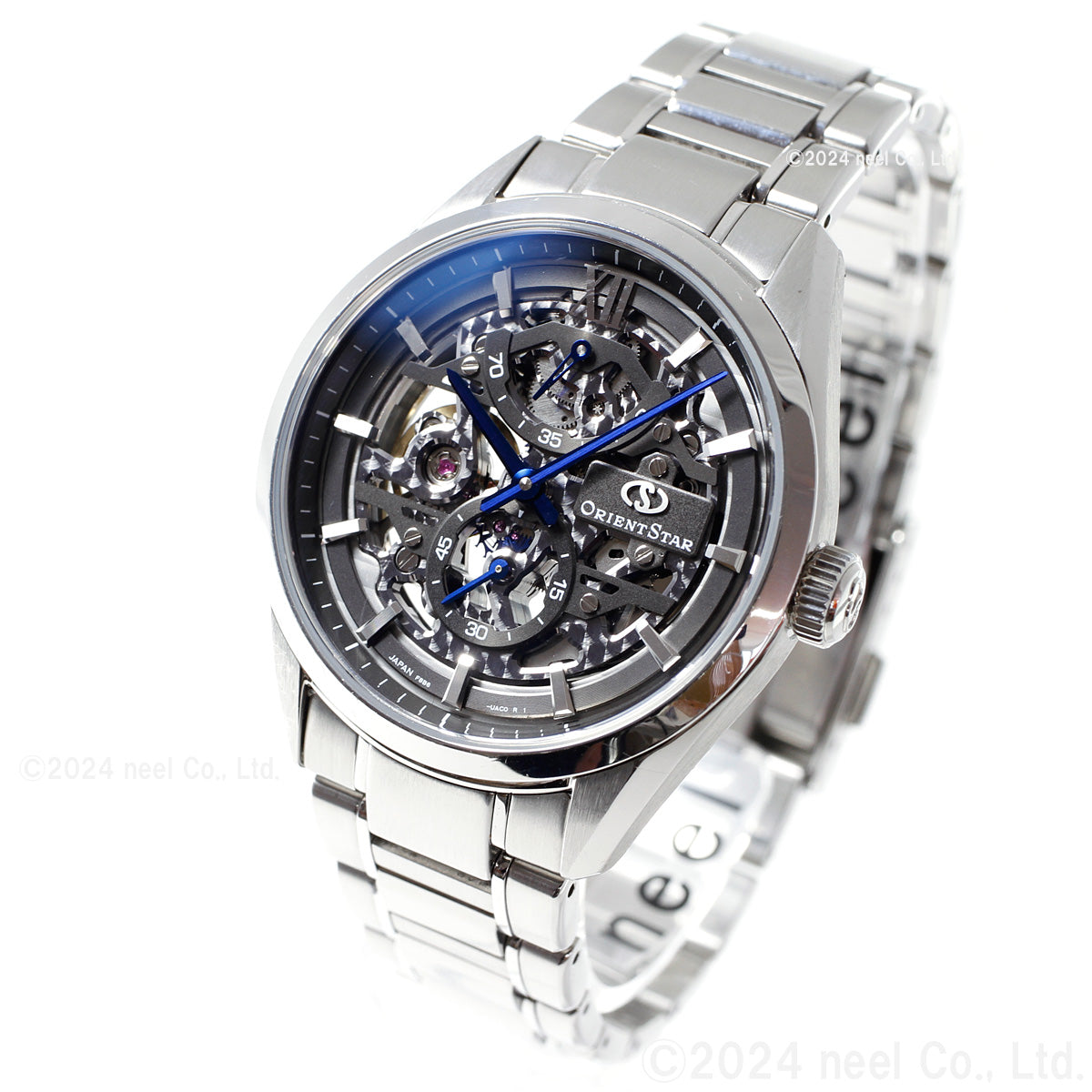 ORIENT STARContemporary RK-AZ0102N Silver Skeleton Men's Watch