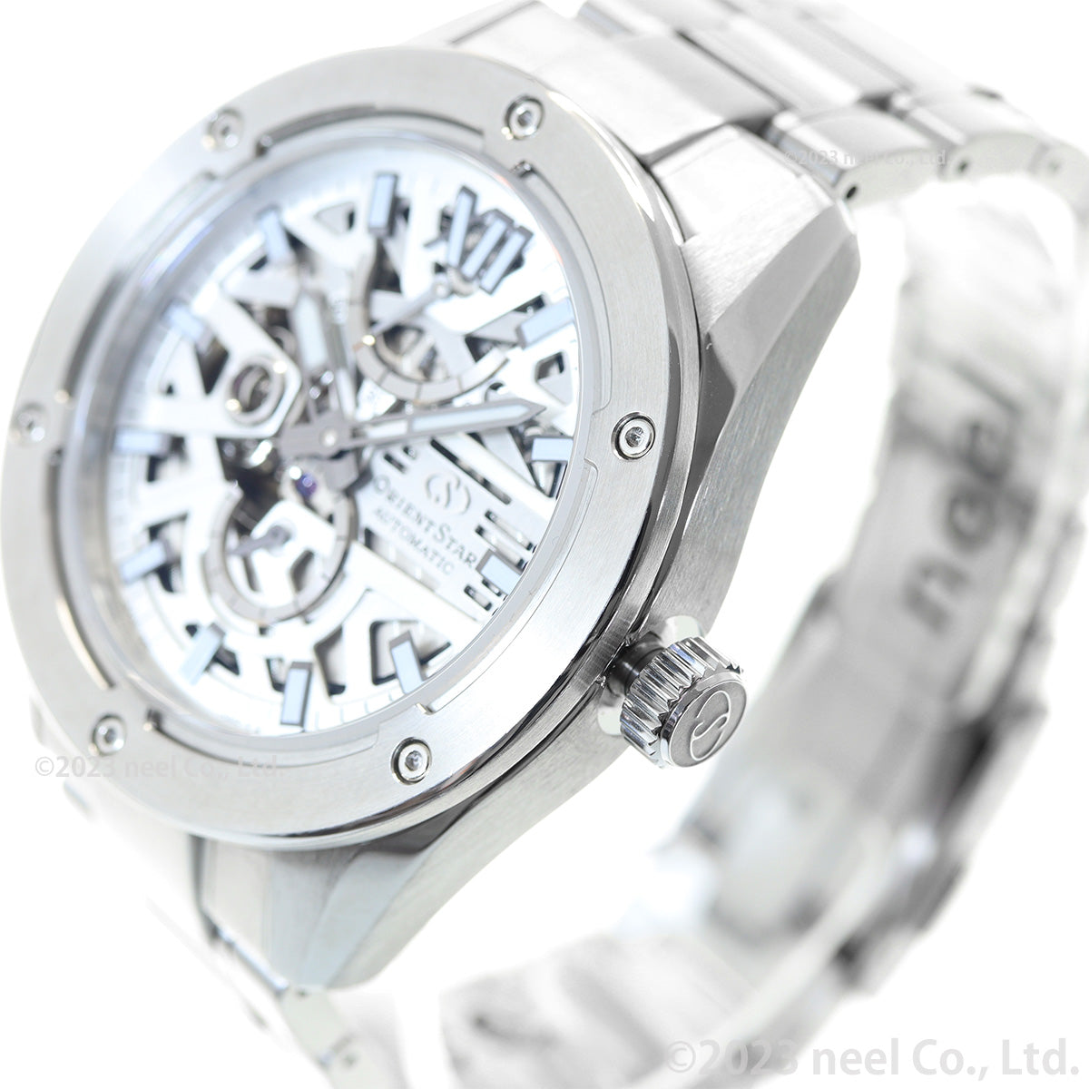 ORIENT STAR AVANT-GARDE SKELETON RK-BZ0001S Silver Men's Watch