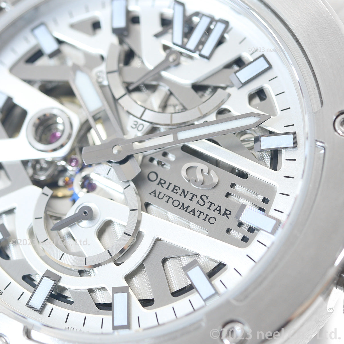 ORIENT STAR AVANT-GARDE SKELETON RK-BZ0001S Silver Men's Watch