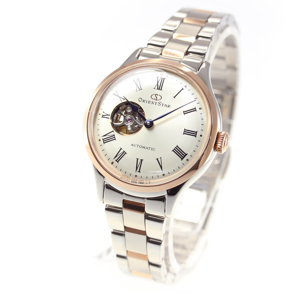 ORIENT STAR CLASSIC SEMI SKELETON RK-ND0001S Ivory Stainless Women Watch New Box