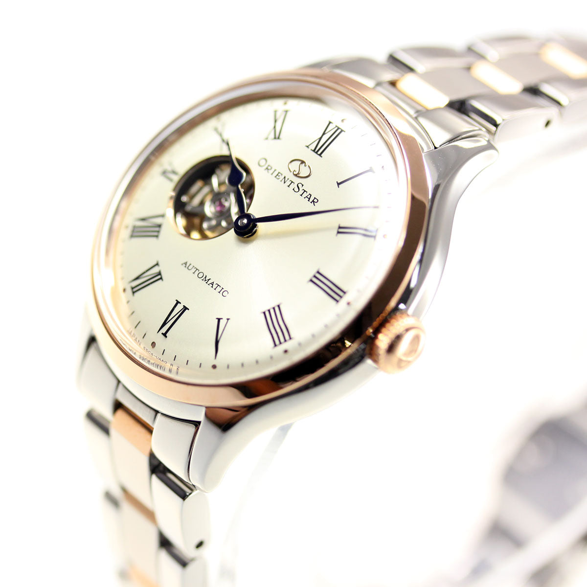 ORIENT STAR CLASSIC SEMI SKELETON RK-ND0001S Ivory Stainless Women Watch New Box