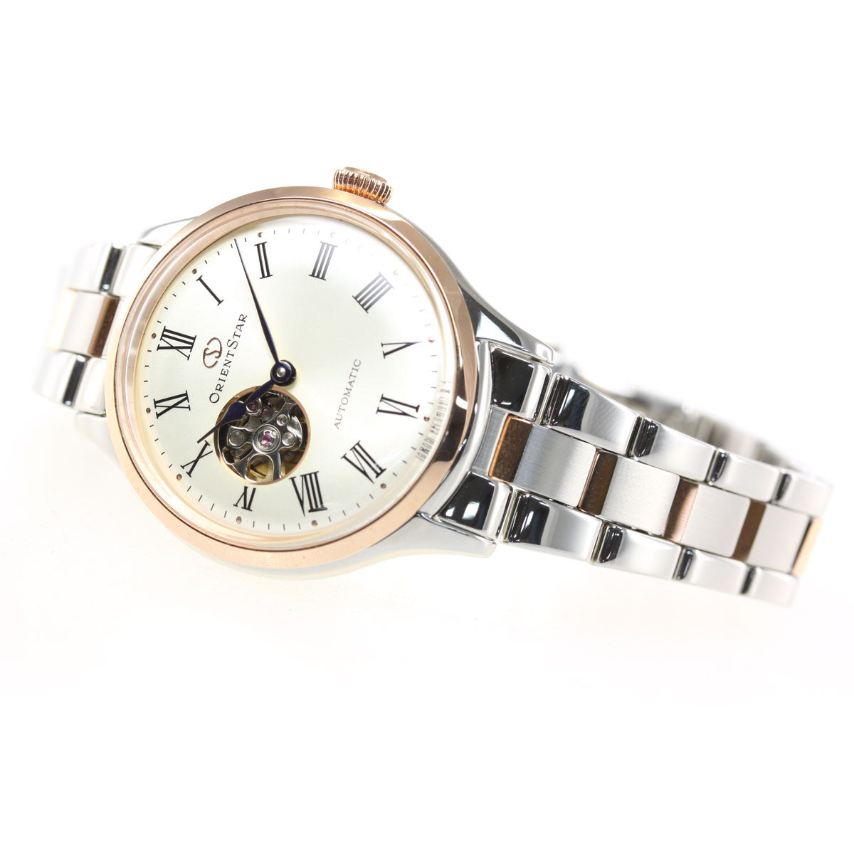 ORIENT STAR CLASSIC SEMI SKELETON RK-ND0001S Ivory Stainless Women Watch New Box