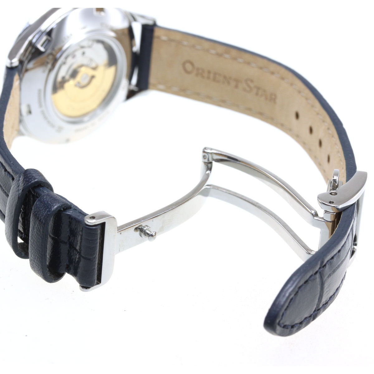 ORIENT STAR CLASSIC SEMI SKELETON RK-ND0005S White Leather Women's Watch New Box