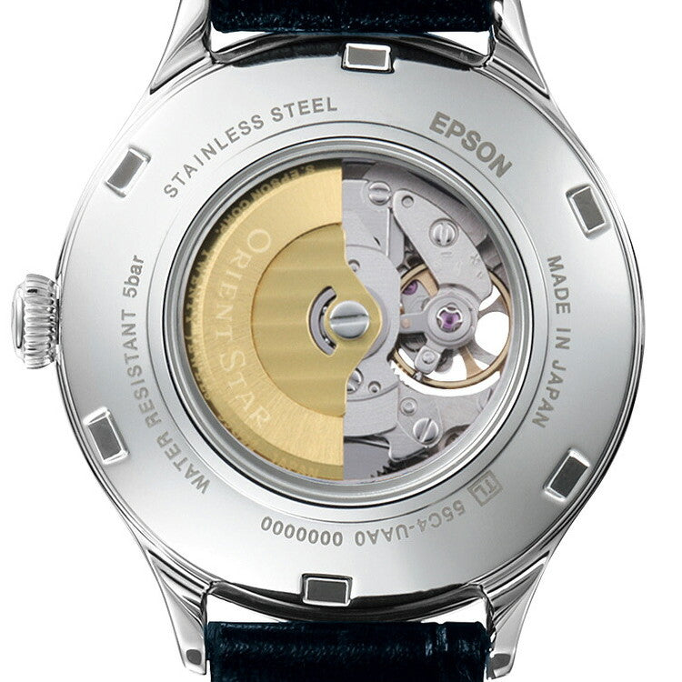 ORIENT STAR CLASSIC SEMI SKELETON RK-ND0005S White Leather Women's Watch New Box