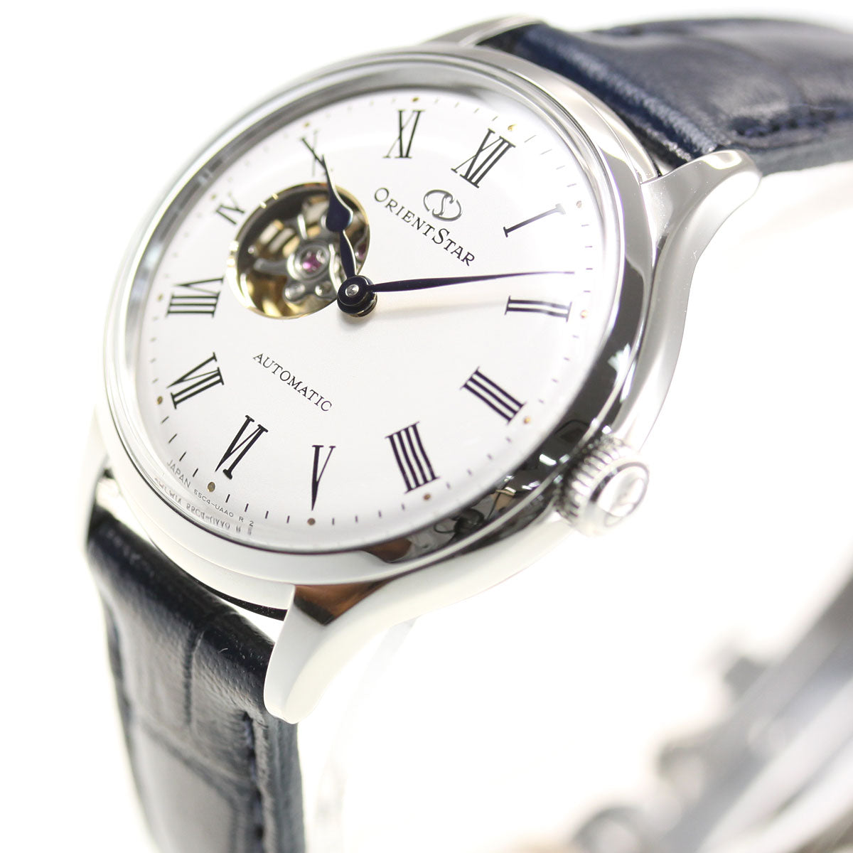 ORIENT STAR CLASSIC SEMI SKELETON RK-ND0005S White Leather Women's Watch New Box