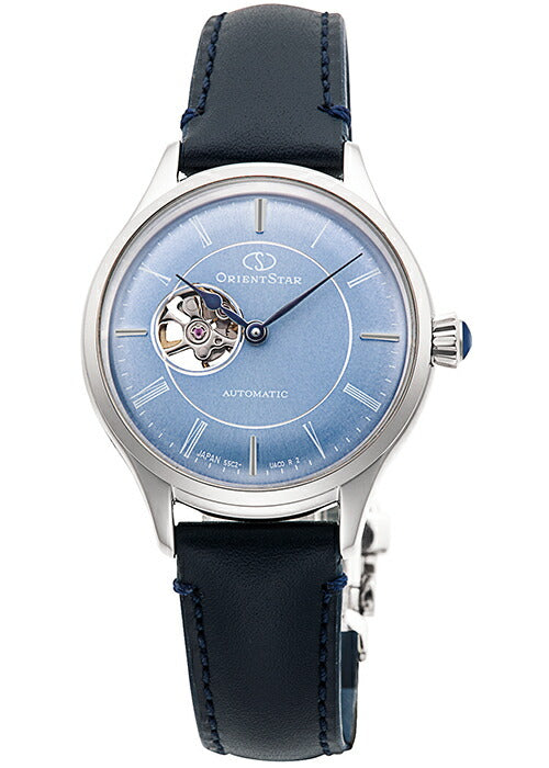 ORIENT STAR CLASSIC SEMI SKELETON RK-ND0012L Blue Automatic Women Watch New Box