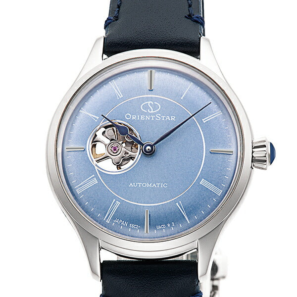 ORIENT STAR CLASSIC SEMI SKELETON RK-ND0012L Blue Automatic Women Watch New Box