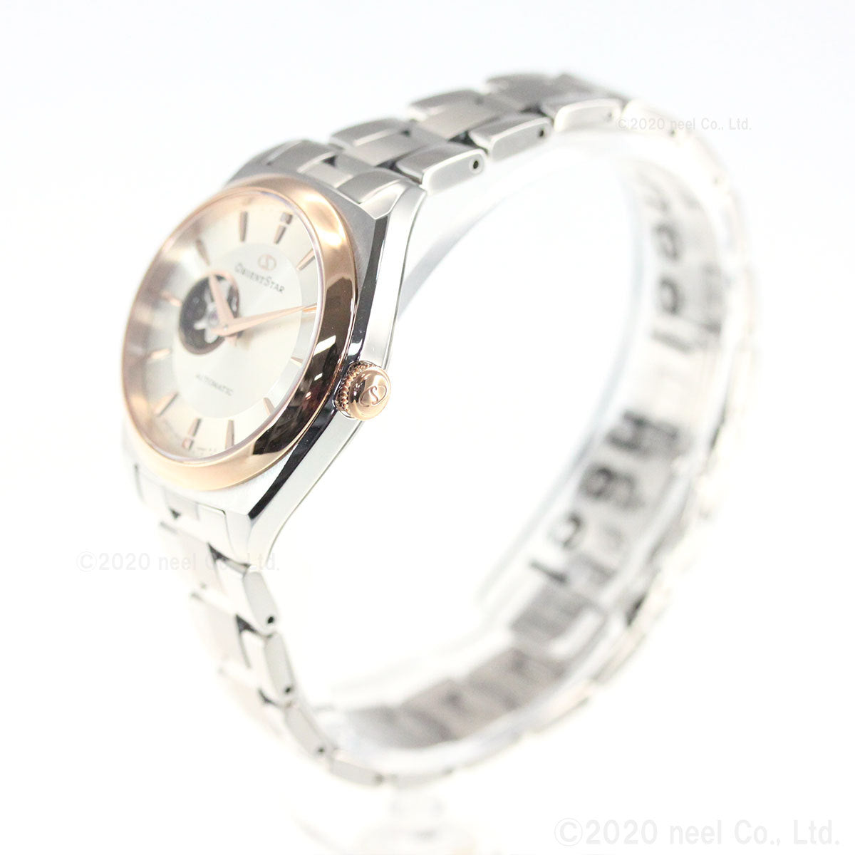 ORIENT Star RK-ND0101S Silver Automatic Semi Skeleton Women's Watch