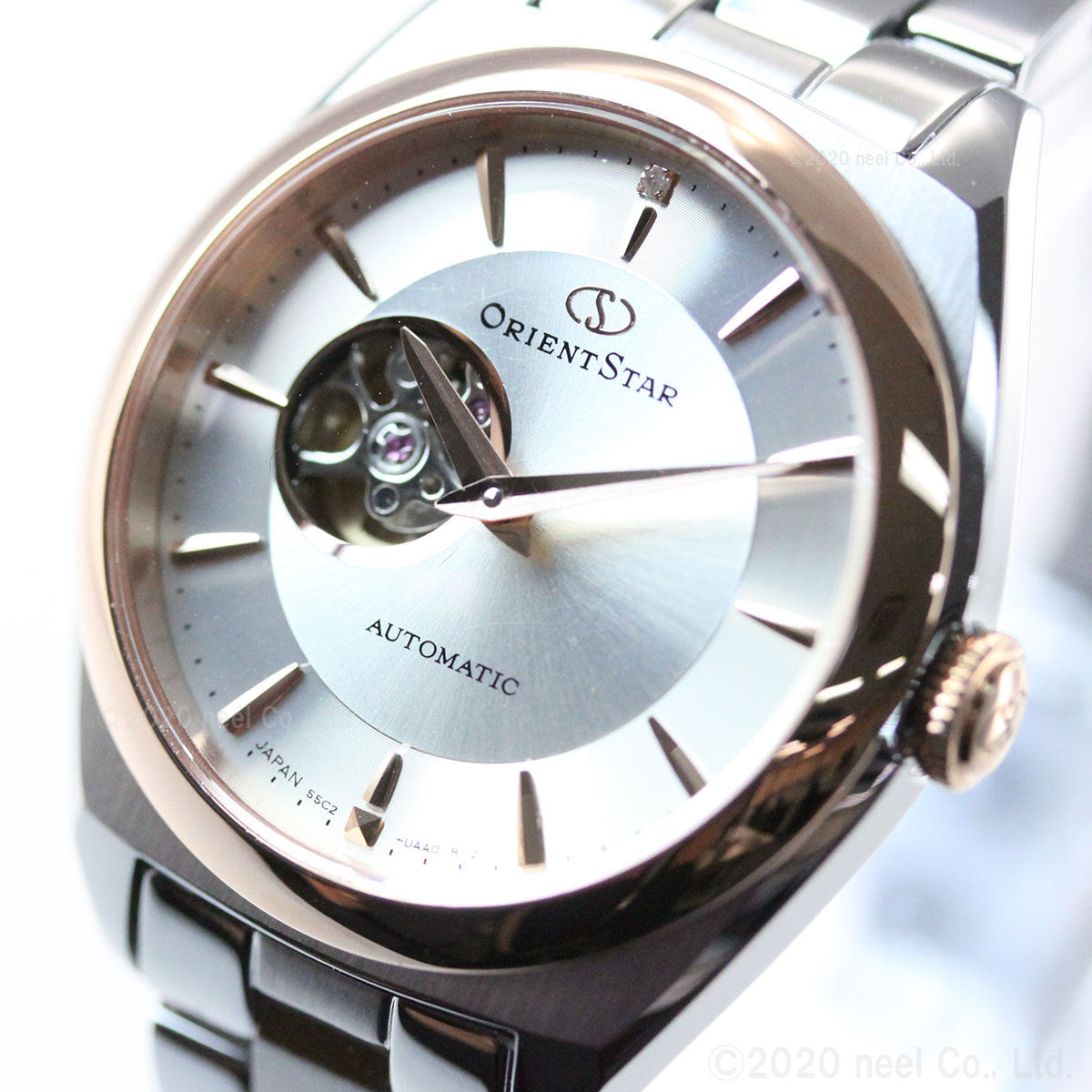 ORIENT Star RK-ND0101S Silver Automatic Semi Skeleton Women's Watch