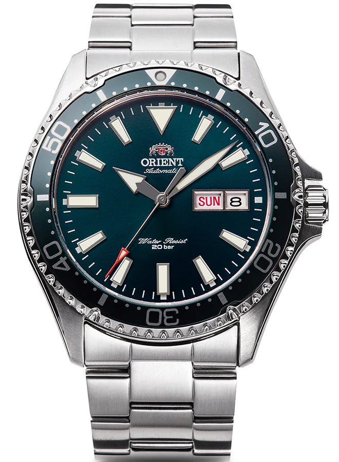 ORIENT SPORTS RN-AA0808E Green Mechanical Automatic Men's Watch