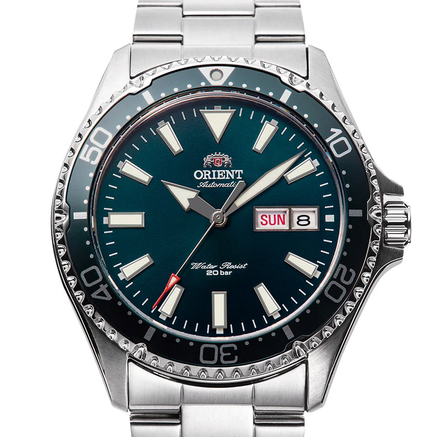 ORIENT SPORTS RN-AA0808E Green Mechanical Automatic Men's Watch