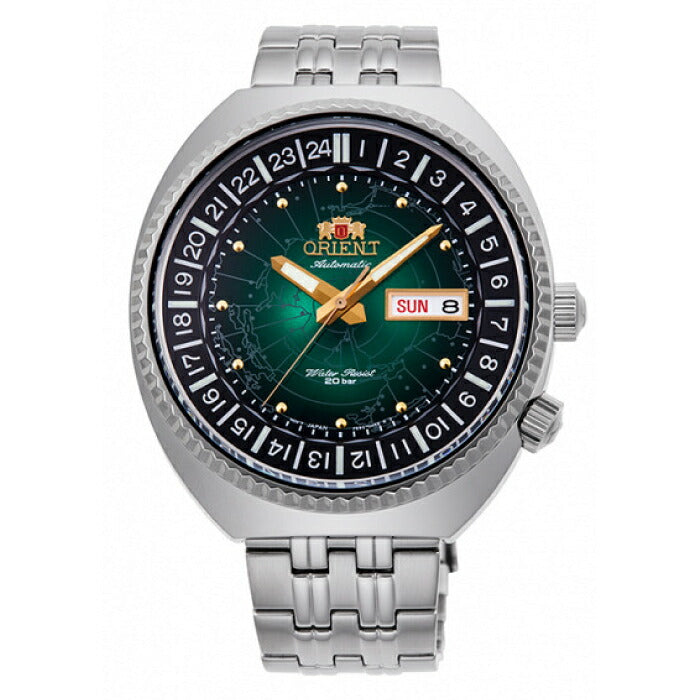 ORIENT World Map RN-AA0E02E Green Automatic Men's Watch product image