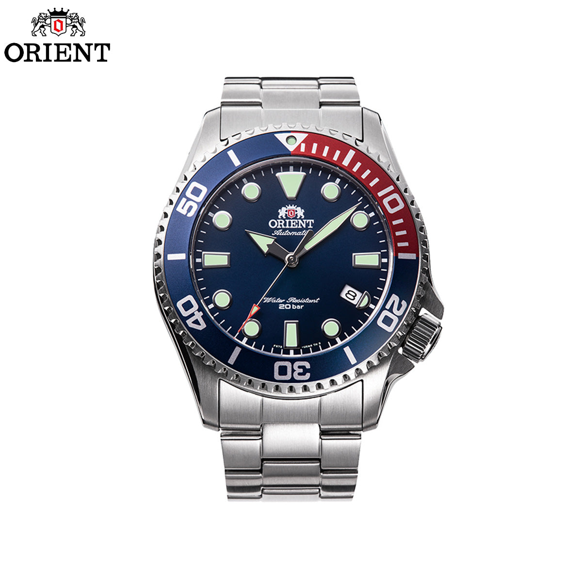 ORIENT SPORTS RN-AC0K03L Blue Diver Style 200m Mechanical Men's Watch