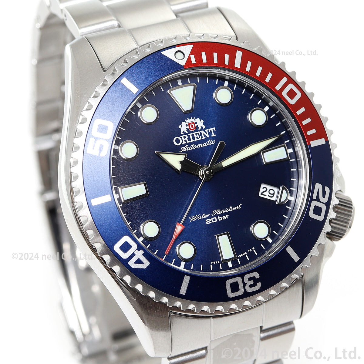 ORIENT SPORTS RN-AC0K03L Blue Diver Style 200m Mechanical Men's Watch