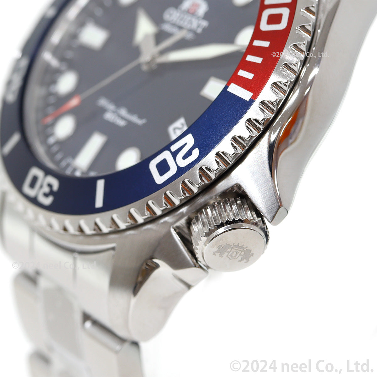 ORIENT SPORTS RN-AC0K03L Blue Diver Style 200m Mechanical Men's Watch