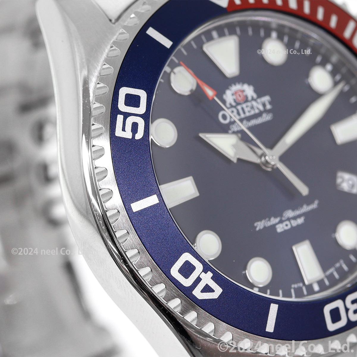 ORIENT SPORTS RN-AC0K03L Blue Diver Style 200m Mechanical Men's Watch
