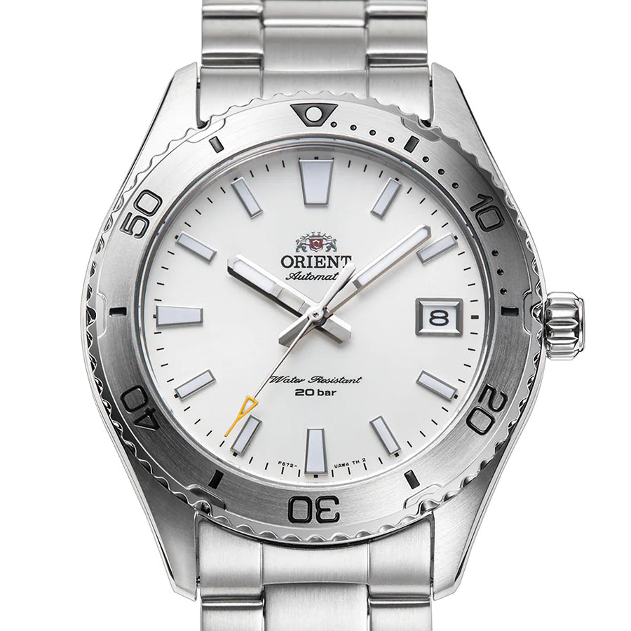 ORIENT Mako RN-AC0Q03S White SPORTS Diver Men's Watch