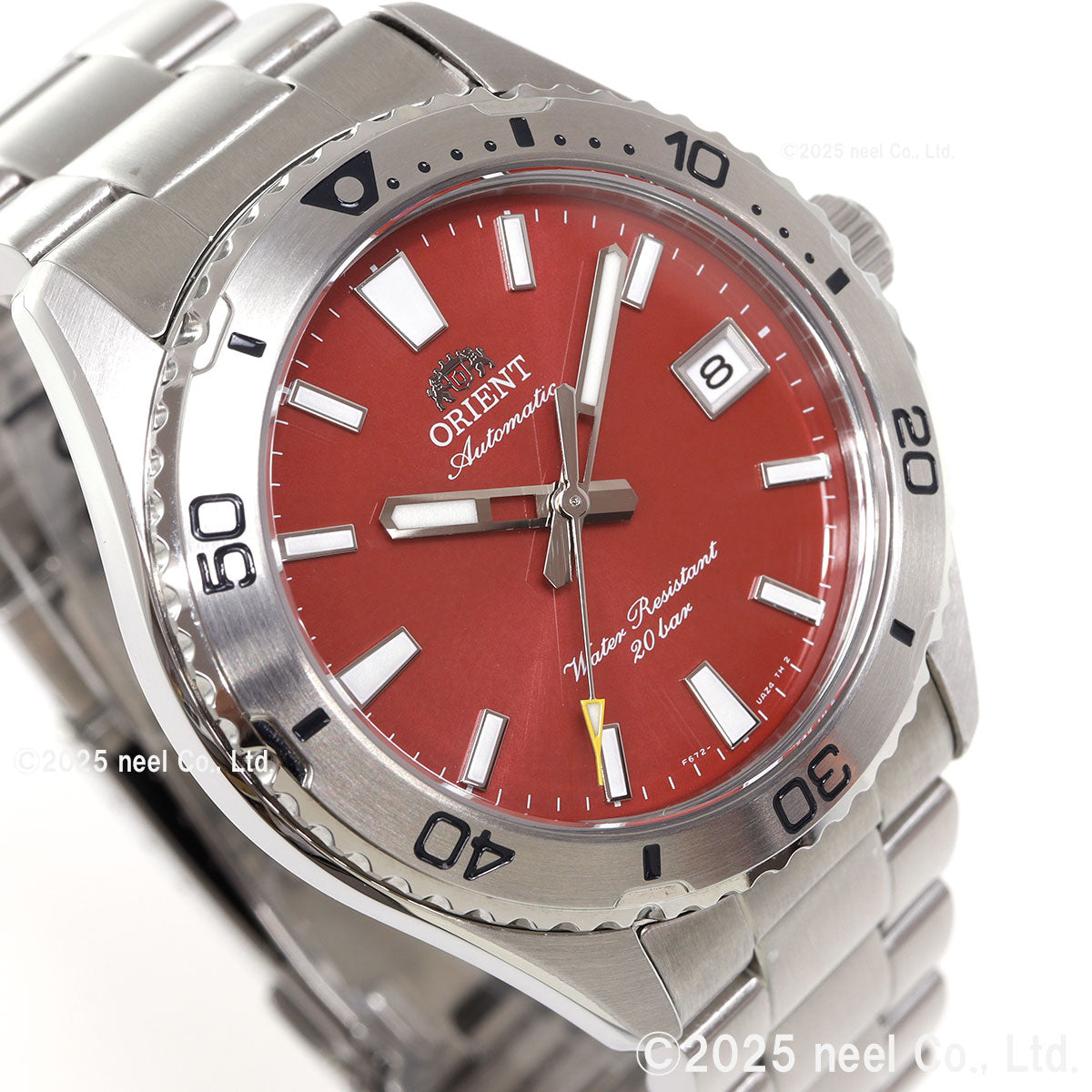 ORIENT Sports Mako RN-AC0Q09R Silver Automatic Stainless Men's Watch