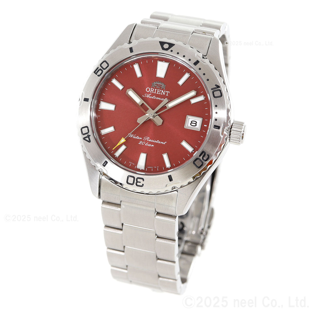 ORIENT Sports Mako RN-AC0Q09R Silver Automatic Stainless Men's Watch