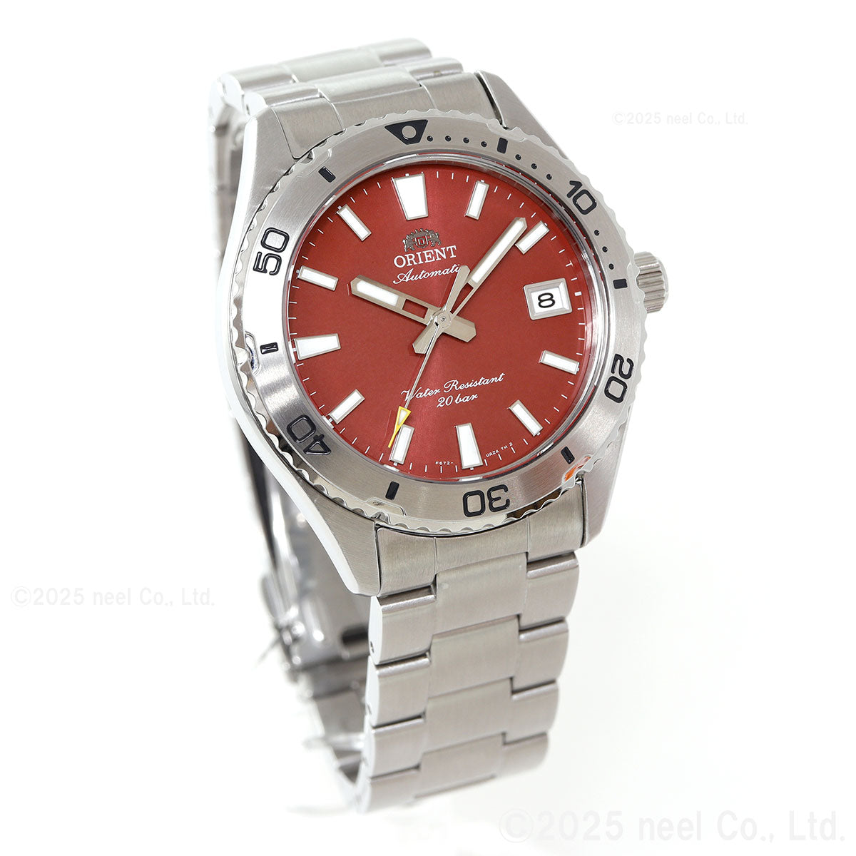 ORIENT Sports Mako RN-AC0Q09R Silver Automatic Stainless Men's Watch
