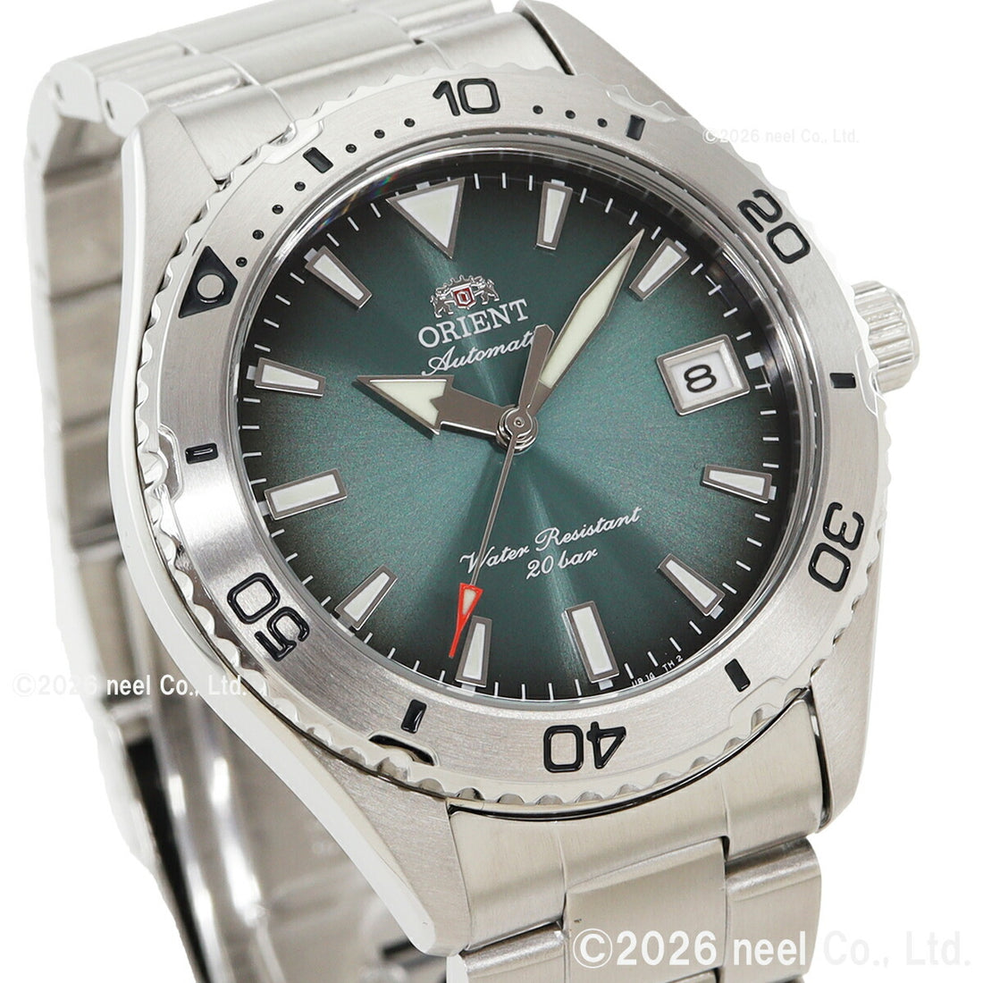 ORIENT Mako RN-AC0Q13E Green Mechanical Stainless Steel Men's Watch