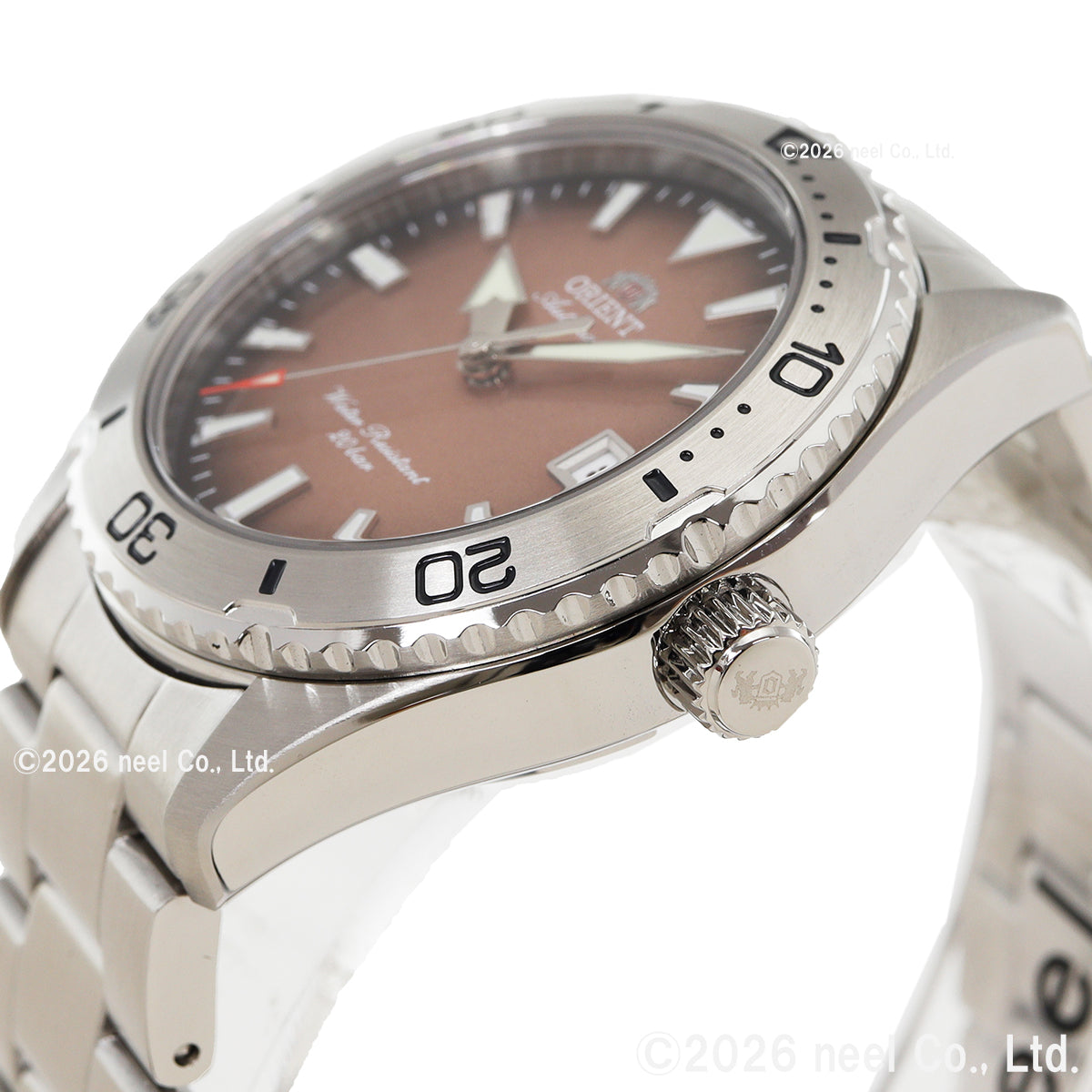 ORIENT Mako RN-AC0Q17Y Brown Copper Gradient Automatic Men's Watch