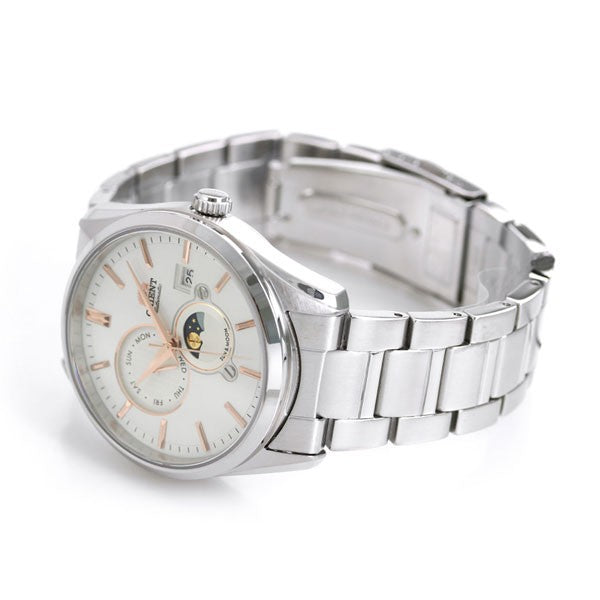 ORIENT RN-AK0301S White SUN & MOON 22 Jewels Automatic Men's Watch