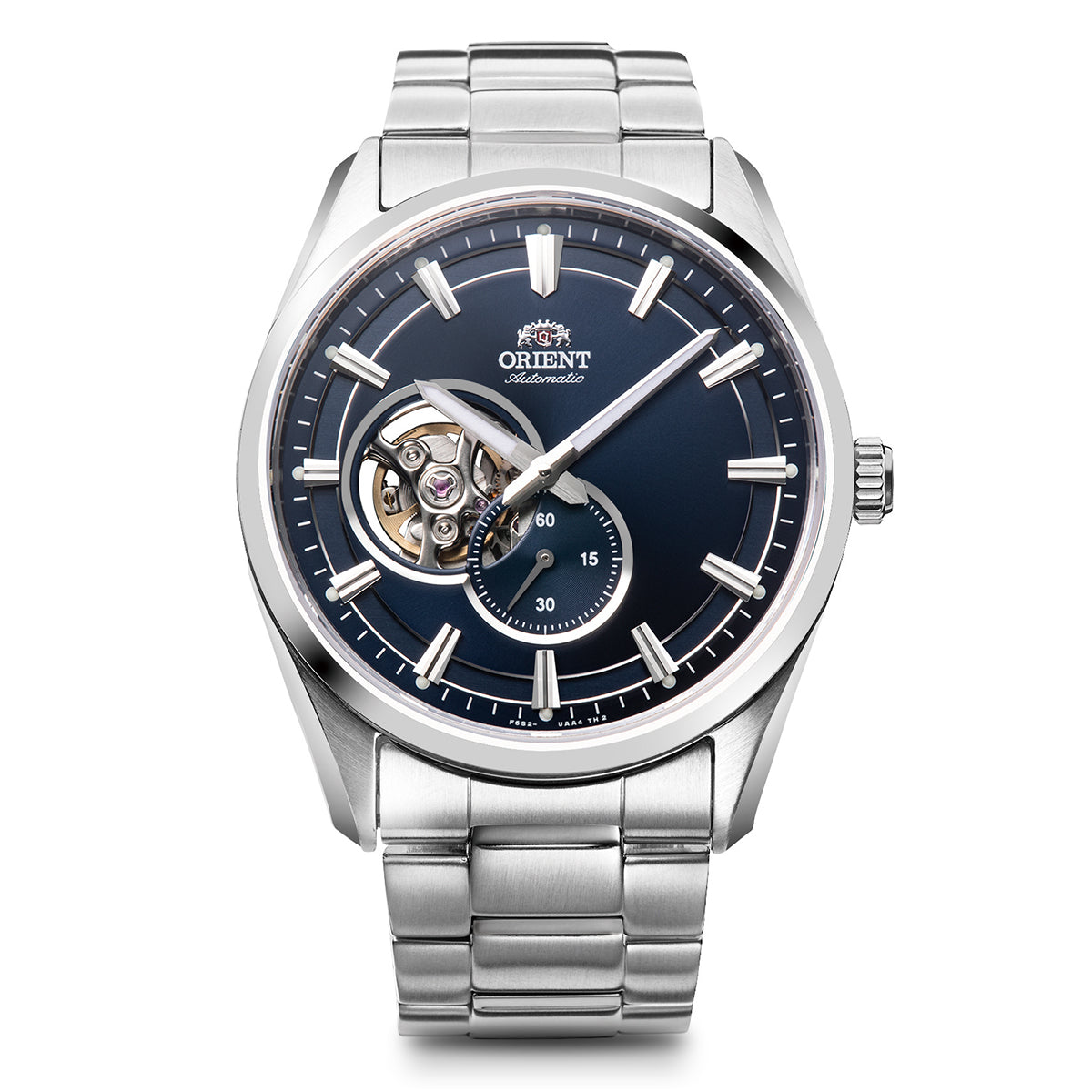 ORIENT Contemporary RN-AR0002L Blue Semi Skeleton Men's Watch