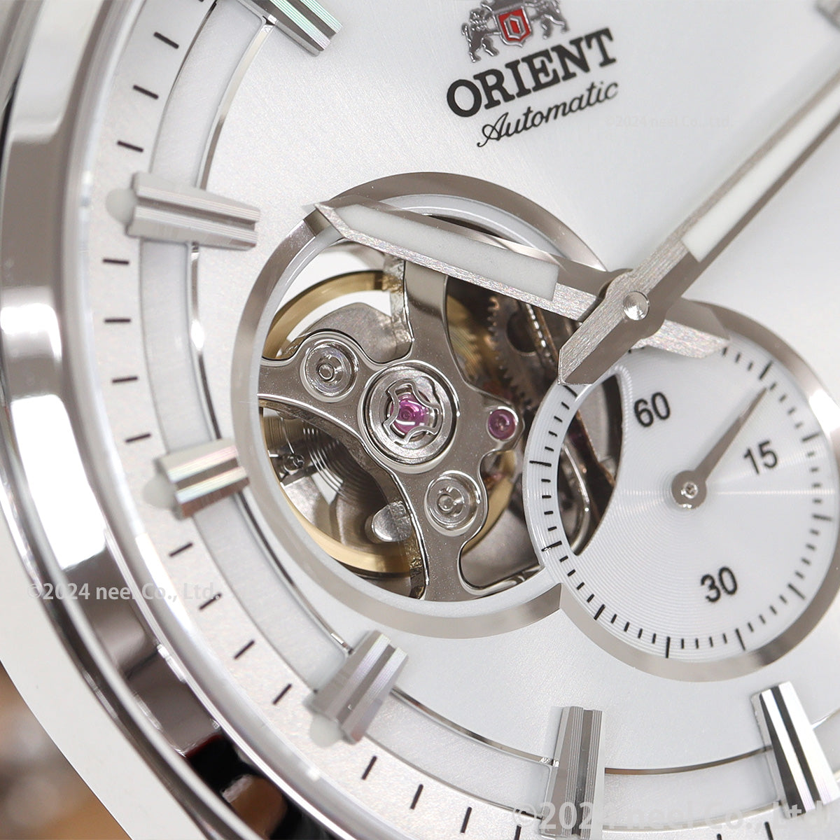ORIENT Contemporary RN-AR0003S White Semi-skeleton Men's Watch