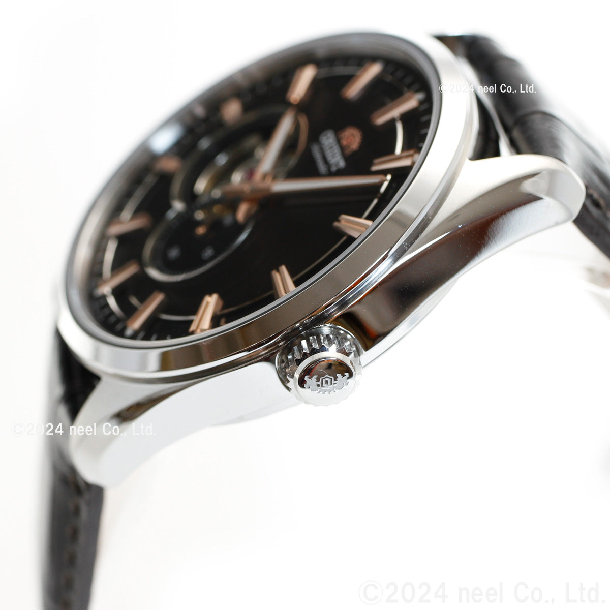 ORIENT Contemporary RN-AR0004Y Brown Skeleton Mechanical Men's Watch