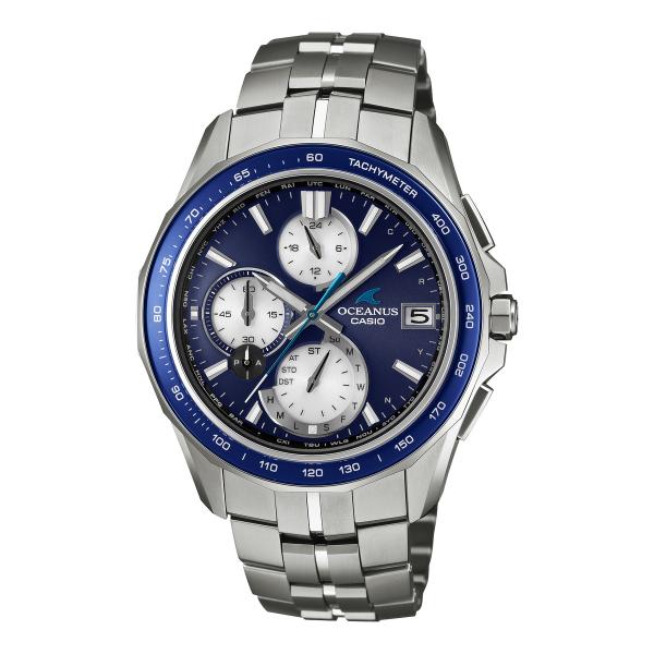 CASIO OCEANUS Manta OCW-S7000F-2AJF Blue Solar Titanium Men's Watch product image
