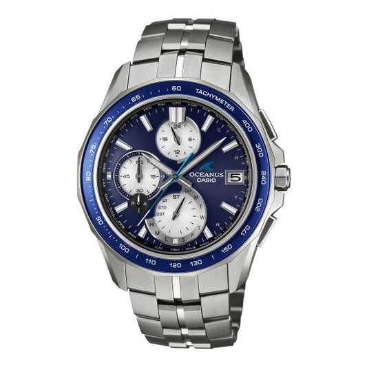CASIO OCEANUS Manta OCW-S7000F-2AJF Blue Solar Titanium Men's Watch product image