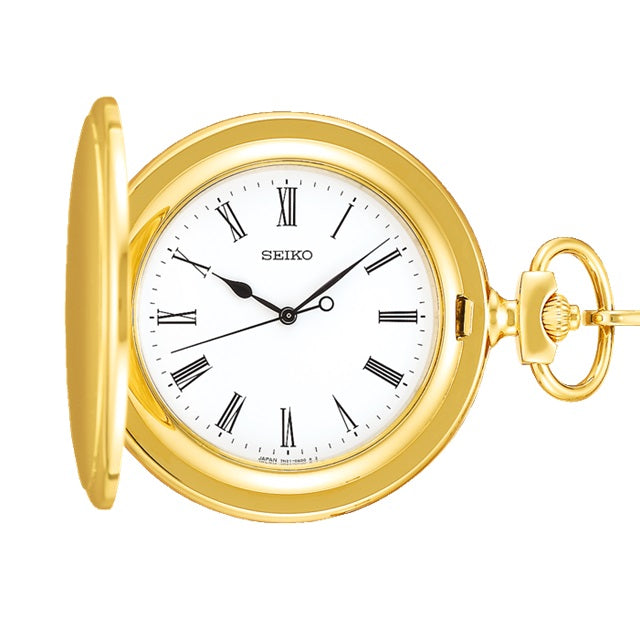 SEIKO pocket watch SAPQ008 White Roman numeral notation Men's Watch