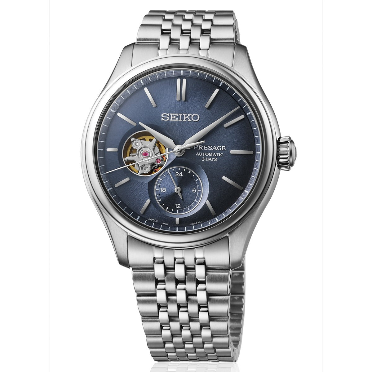 SEIKO Presage SARJ011 Aiiro Blue Open Heart Automatic Men's Watch