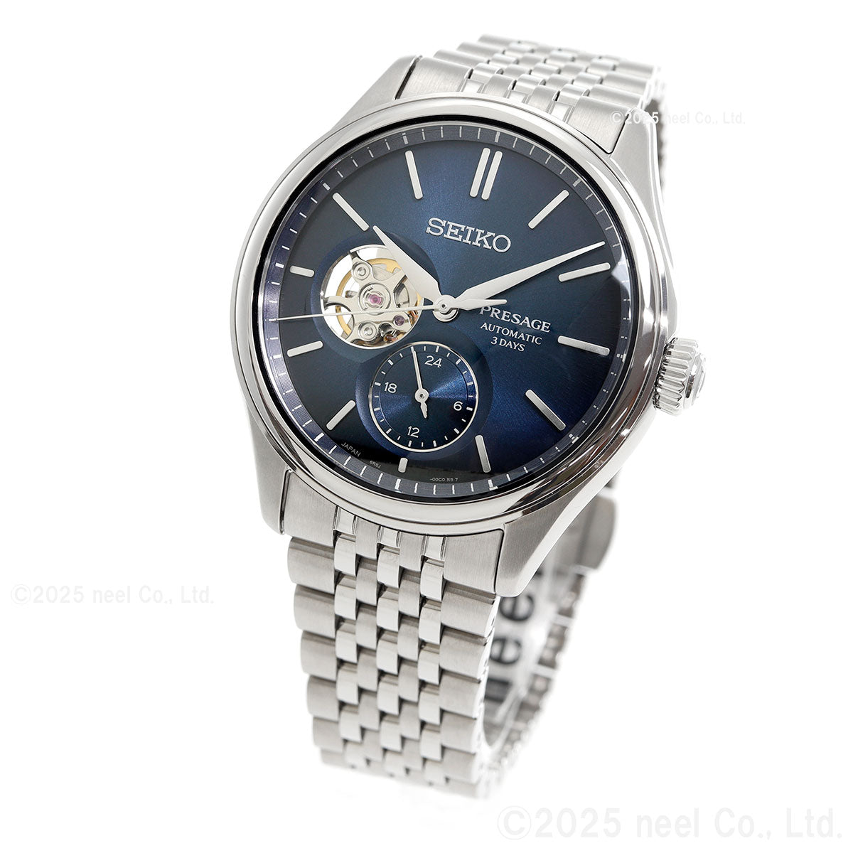 SEIKO Presage SARJ011 Aiiro Blue Open Heart Automatic Men's Watch